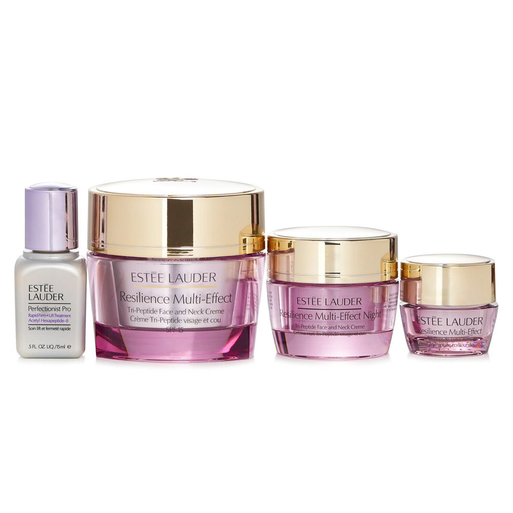 ESTEE LAUDER - Resilience Multi Effect Set:  Cream SPF 15 50ml + Night Cream 15ml + Firm+Lift Treatment 15ml + Eye Cream 5ml +Bag 647534 4pcs+1bag - Nexusni