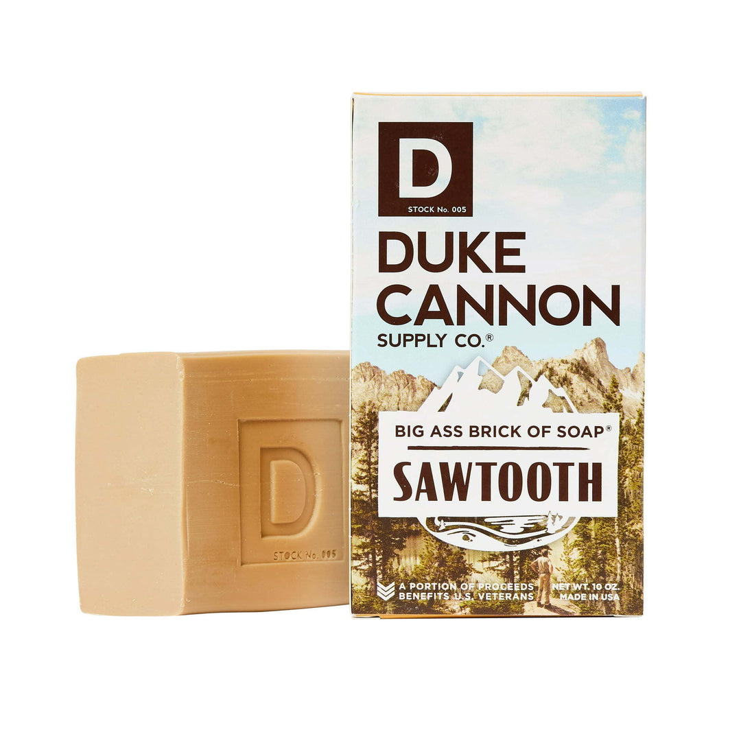 Duke Cannon Big Ass Brick of Soap - Sawtooth - Alpine Air & Cedarwood Scent, 10 oz, 1 Bar - Nexusni