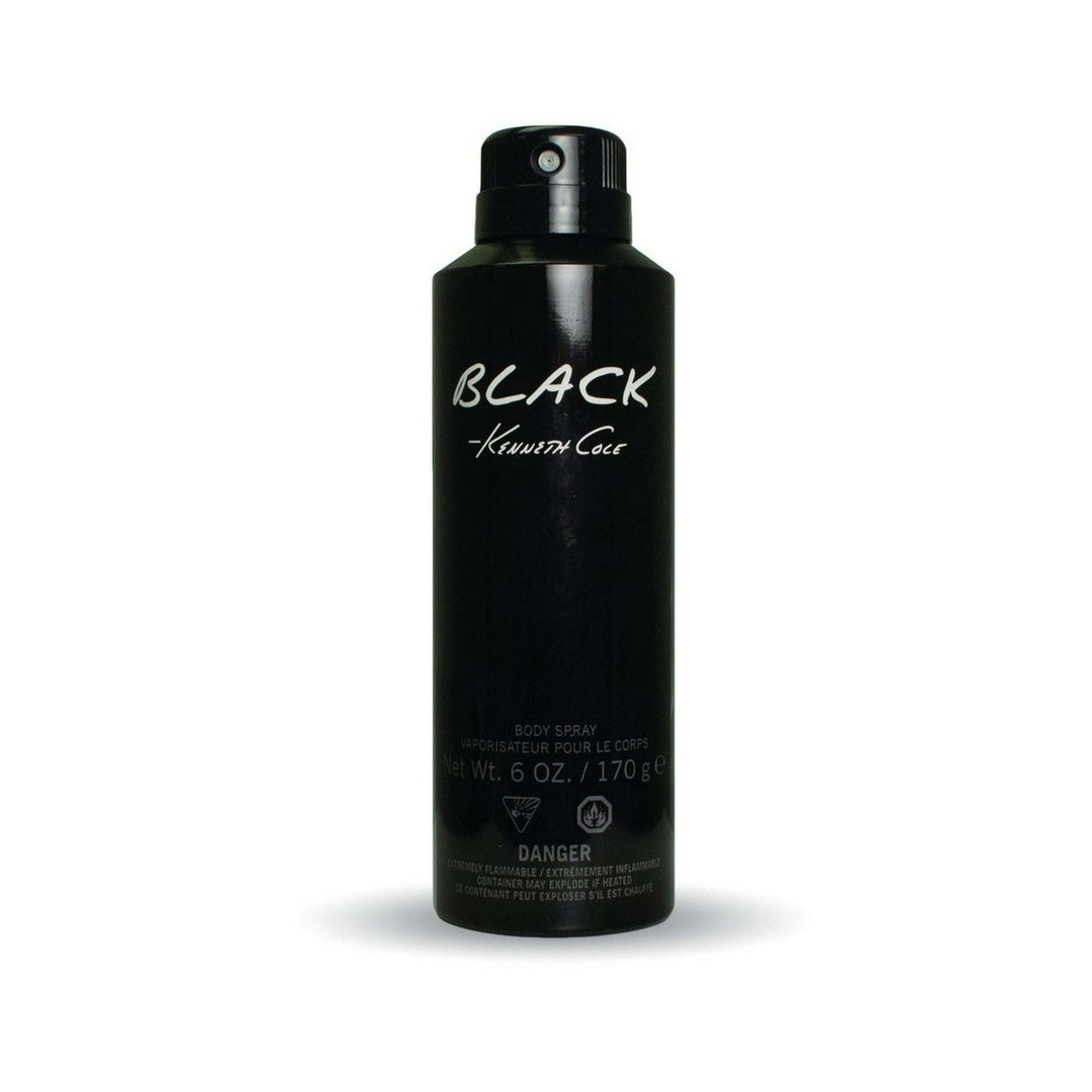 Kenneth Cole Black Body Spray for Men, 6 oz - Nexusni