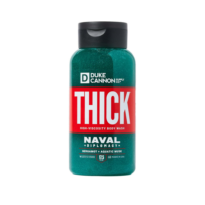 Duke Cannon Thick Body Wash - Naval Diplomacy - Fresh Water & Bergamot Scent, 17.5 oz, 1 Bottle - Nexusni