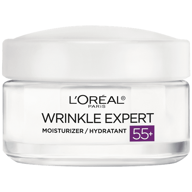 L'Oreal Paris 55+ Moisturizer Anti-Aging Face Moisturizer; Wrinkle Expert; 1.7 oz - Nexusni