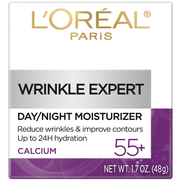 L'Oreal Paris 55+ Moisturizer Anti-Aging Face Moisturizer; Wrinkle Expert; 1.7 oz - Nexusni