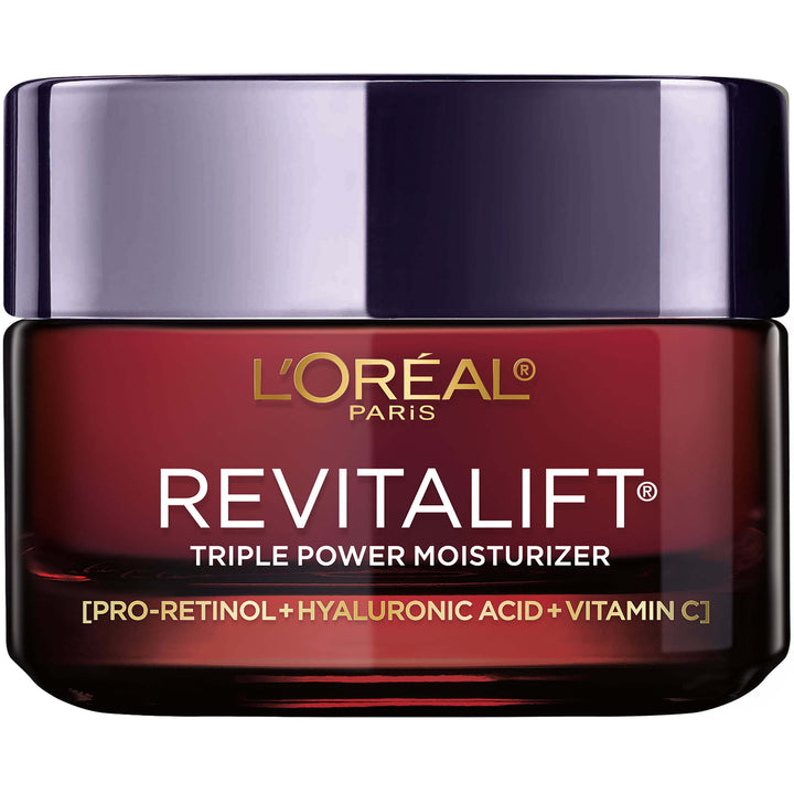 L'Oreal Paris Revitalift Triple Power Anti-Aging Face Moisturizer Cream; 1.7 oz - Nexusni