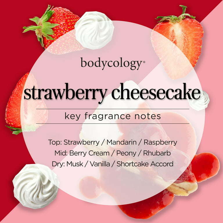 Bodycology Strawberry Cheesecake Fragrance Mist, 8 fl oz - Nexusni