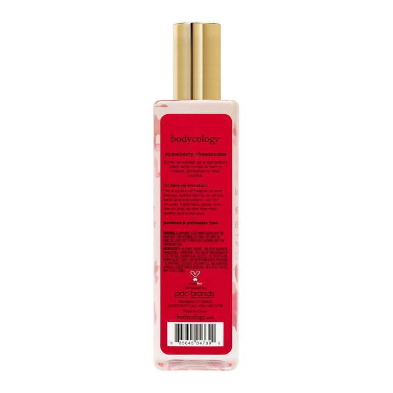 Bodycology Strawberry Cheesecake Fragrance Mist, 8 fl oz - Nexusni