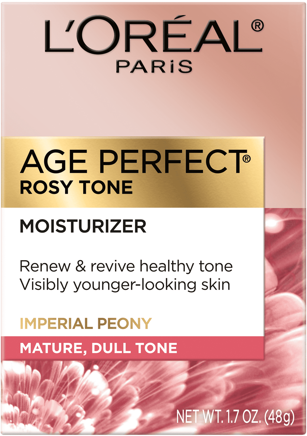 L'Oreal Paris Age Perfect Rosy Tone Face Moisturizer, 1.7 oz - Nexusni