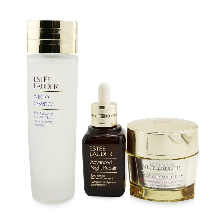 ESTEE LAUDER - Advanced Night Repair Essentials Set: Advanced Night Repair 50ml+ Micro Essence 150ml+ Revitalizing Supreme+ Creme 75ml RPMY 3pcs - Nexusni