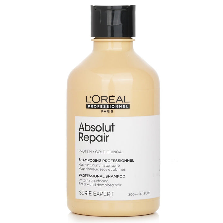 L'OREAL - Professionnel Serie Expert - Absolut Repair Protein + Gold Quinoa Instant Resurfacing Shampoo 974214 300ml/10.1oz - Nexusni