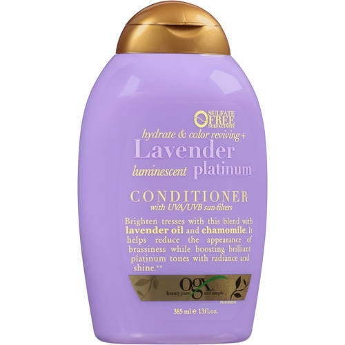 OGX Hydrate & Color Reviving + Lavender Luminescent Platinum Conditioner, 13 oz - Nexusni