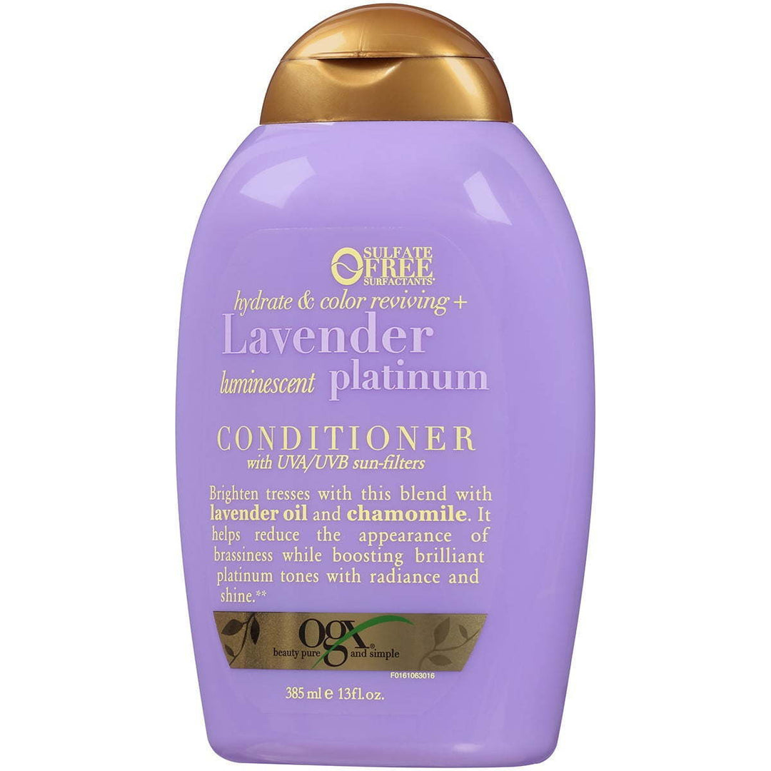 OGX Hydrate & Color Reviving + Lavender Luminescent Platinum Conditioner, 13 oz - Nexusni