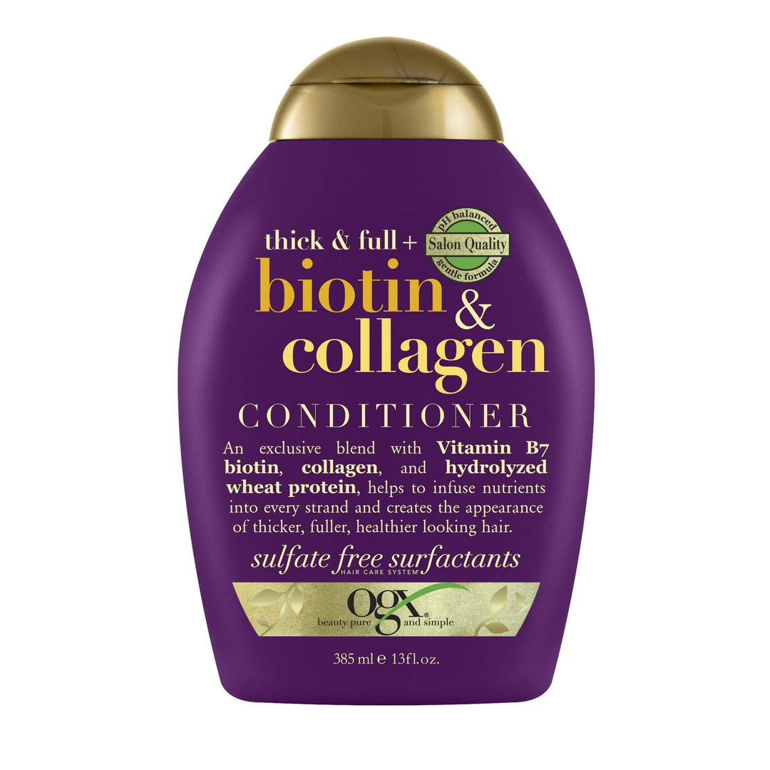 OGX Biotin & Collagen Thickening Volumizing Daily Conditioner with Vitamin B7 & Hydrolyzed Wheat Protein13 fl oz - Nexusni