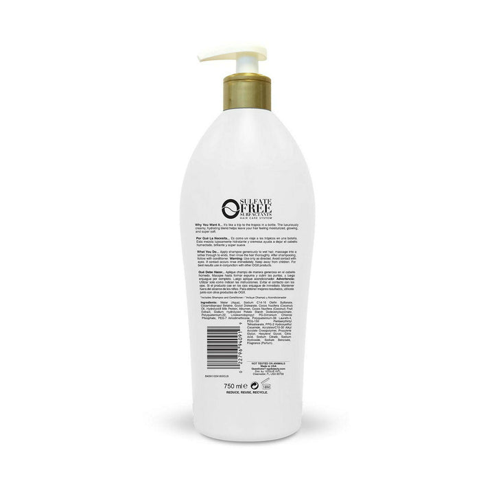 OGX Nourishing Coconut Milk Shampoo, 25.4 oz. - Nexusni