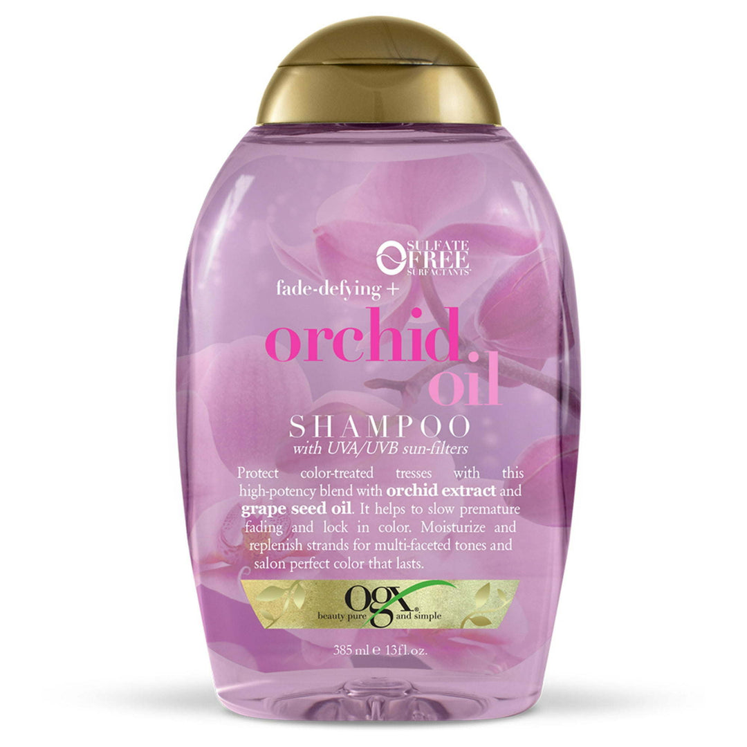 OGX Fade-Defying + Orchid Oil Moisturizing Daily Shampoo, 13 fl oz - Nexusni