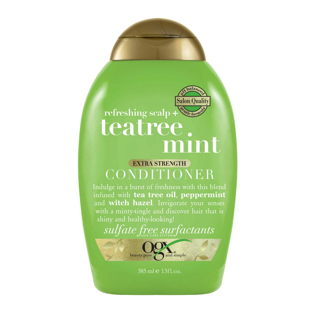 OGX Extra Strength Refreshing Scalp + Teatree Mint Daily Conditioner with Peppermint Oil & Witch Hazel 13 fl oz - Nexusni