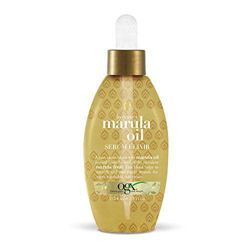 Ogx Hydrate Plus Marula Oil Serum Elixir with Dropper, 3.8 Oz - Nexusni