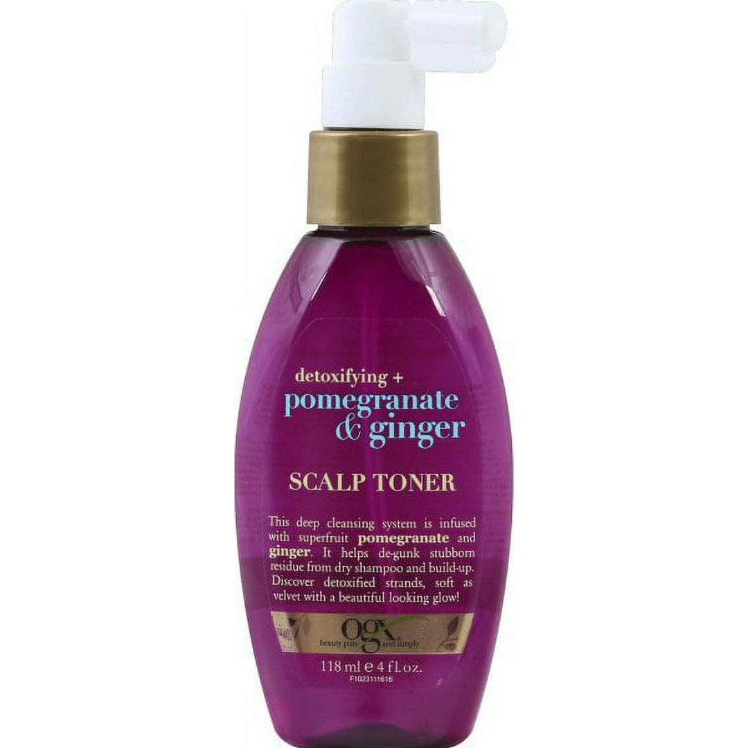 OGX Detoxifying + Pomegranate & Ginger Scalp Toner 4oz - Nexusni