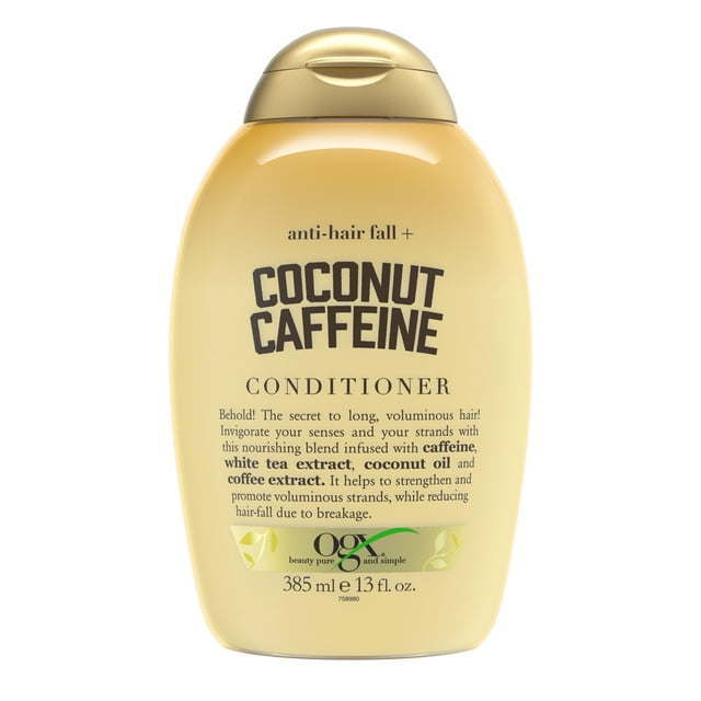 OGX Anti-Hair Fall + Coconut Caffeine Strengthening Conditioner with Coffee Extract, 13 fl oz - Nexusni