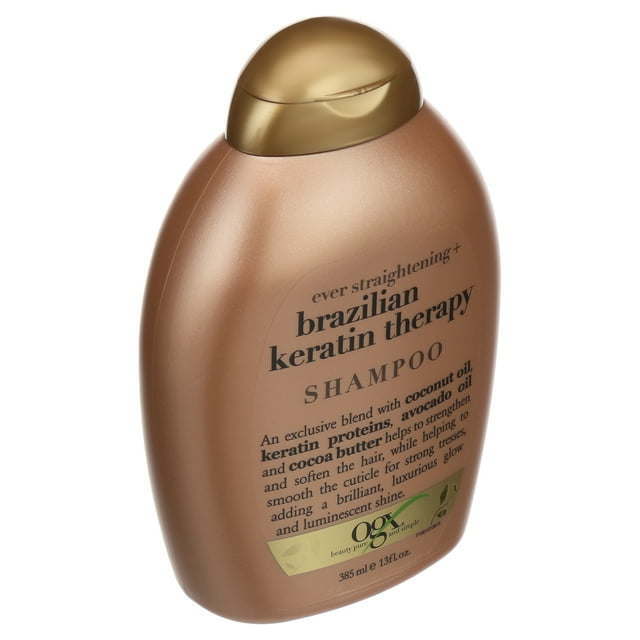 OGX Ever Straightening + Brazilian Keratin Therapy Shampoo, 13 FL OZ - Nexusni