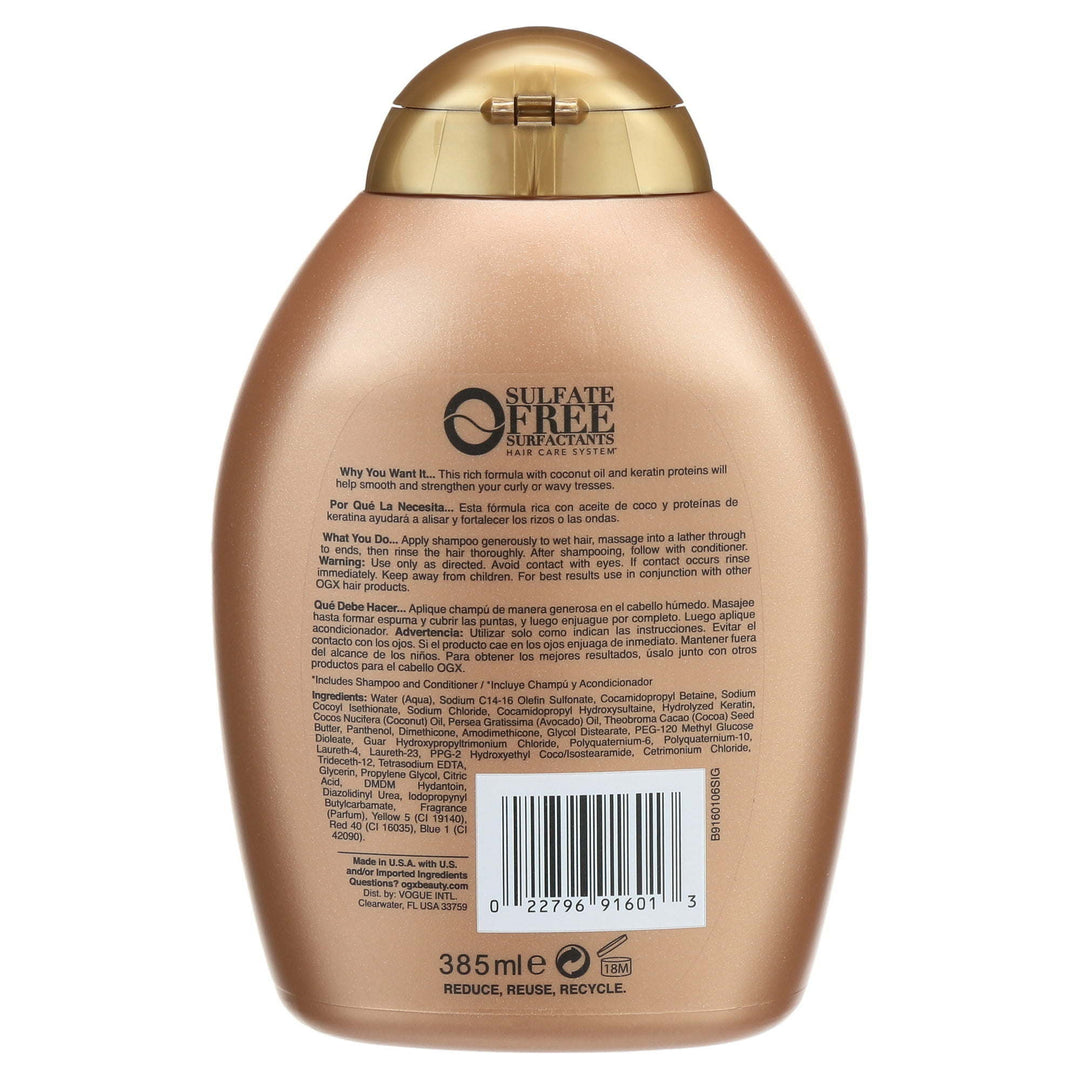 OGX Ever Straightening + Brazilian Keratin Therapy Shampoo, 13 FL OZ - Nexusni