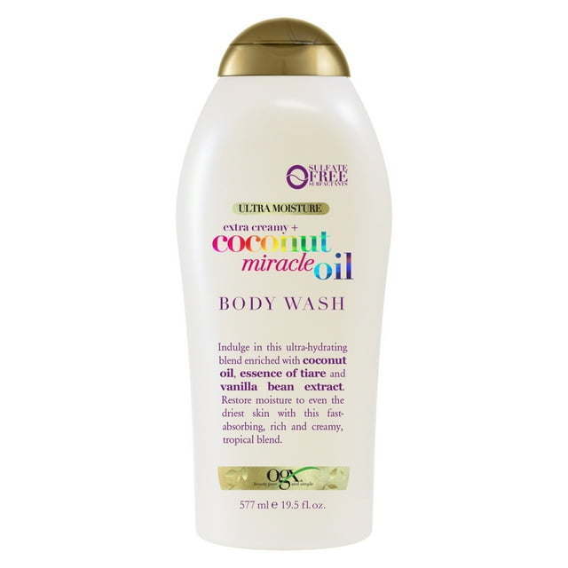 OGX Ultra Moisture Body Wash Extra Creamy + Coconut Miracle Oil, 19.5 fl oz - Nexusni