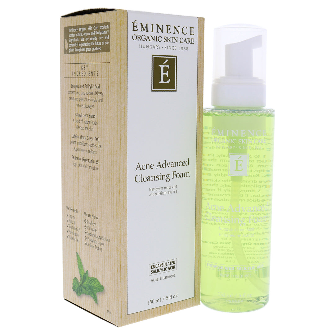 Acne Advanced Cleansing Foam by Eminence for Unisex - 5 oz Cleanser - Nexusni