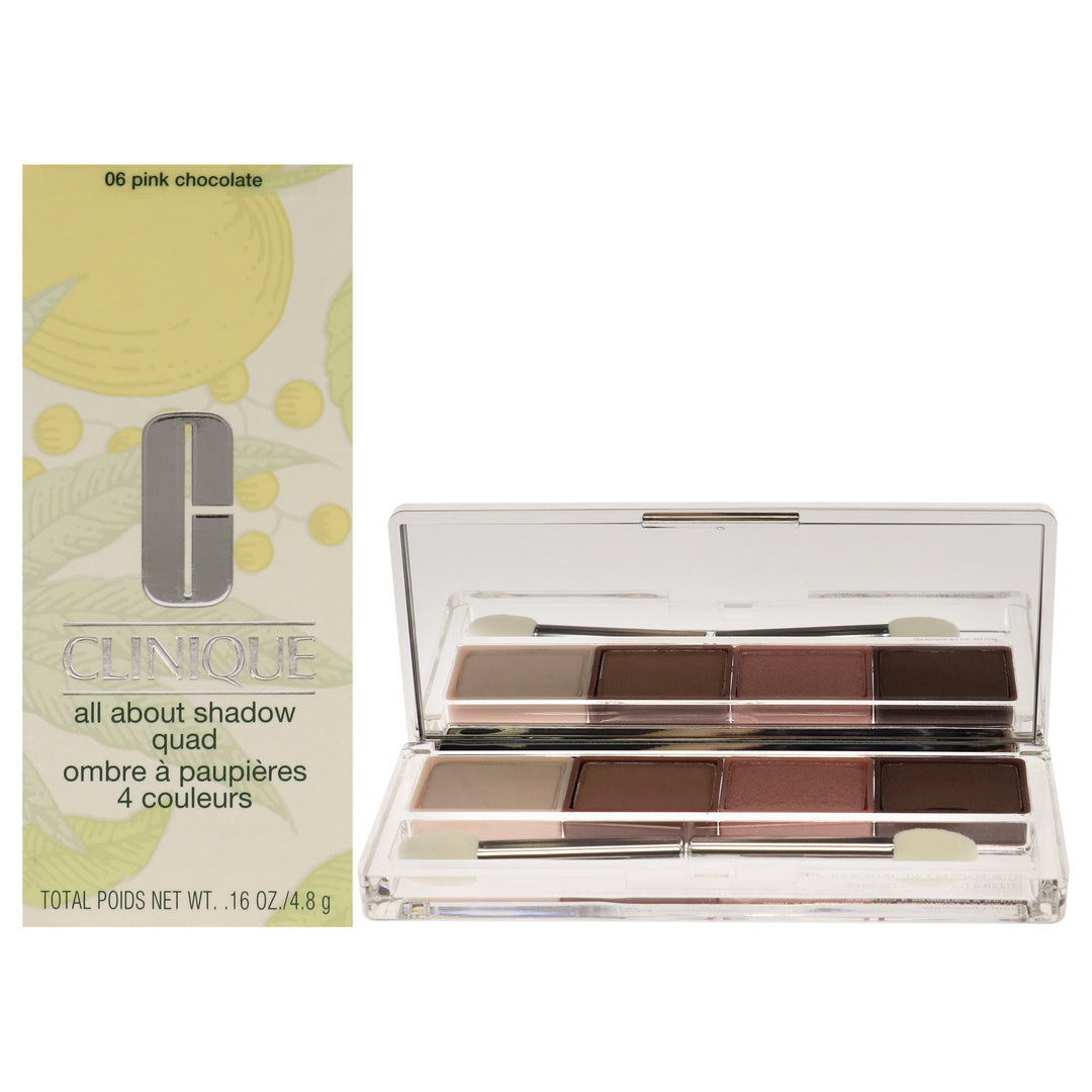 All About Shadow Quad - 06 Pink Chocolate by Clinique for Women - 0.16 oz Eye Shadow - Nexusni