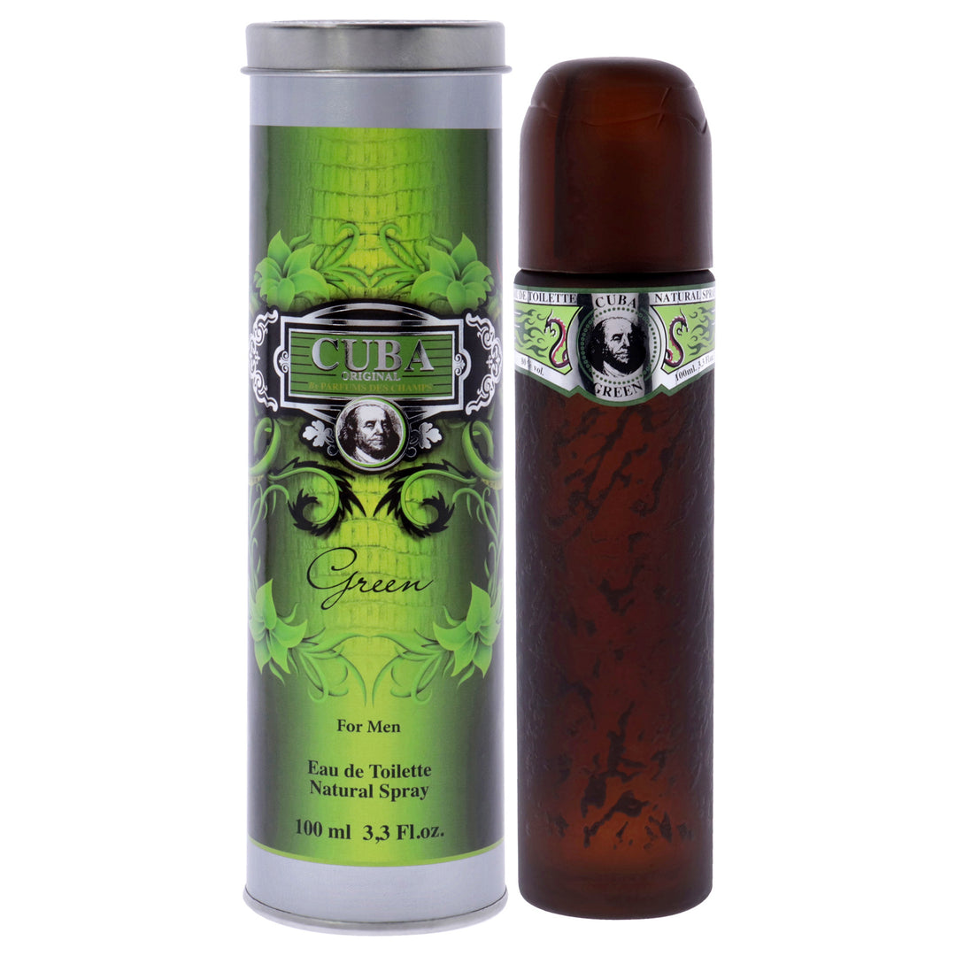 Cuba Green by Cuba for Men - 3.3 oz EDT Spray - Nexusni