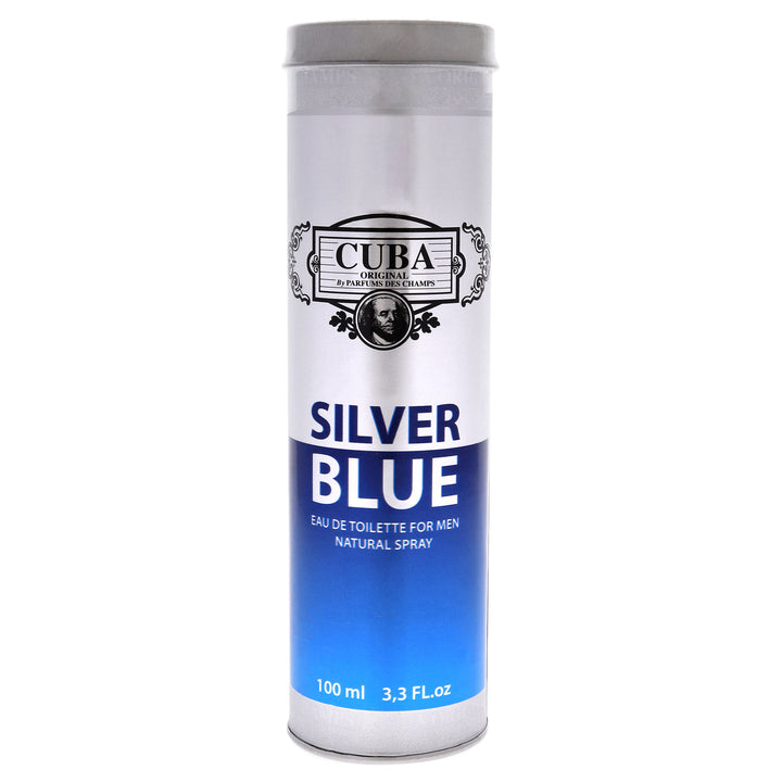 Cuba Silver Blue by Cuba for Men - 3.3 oz EDT Spray - Nexusni