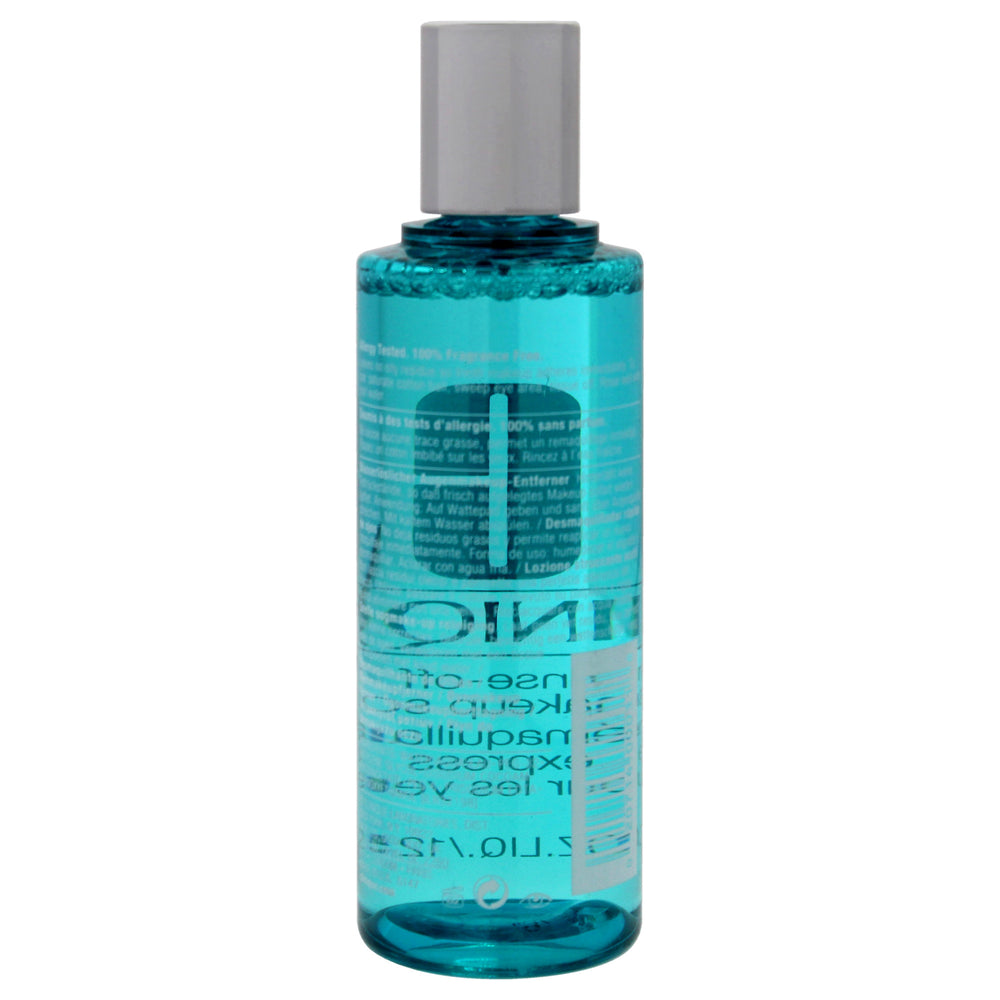 Rinse Off Eye Makeup Solvent by Clinique for Unisex - 4.2 oz Makeup Remover - Nexusni