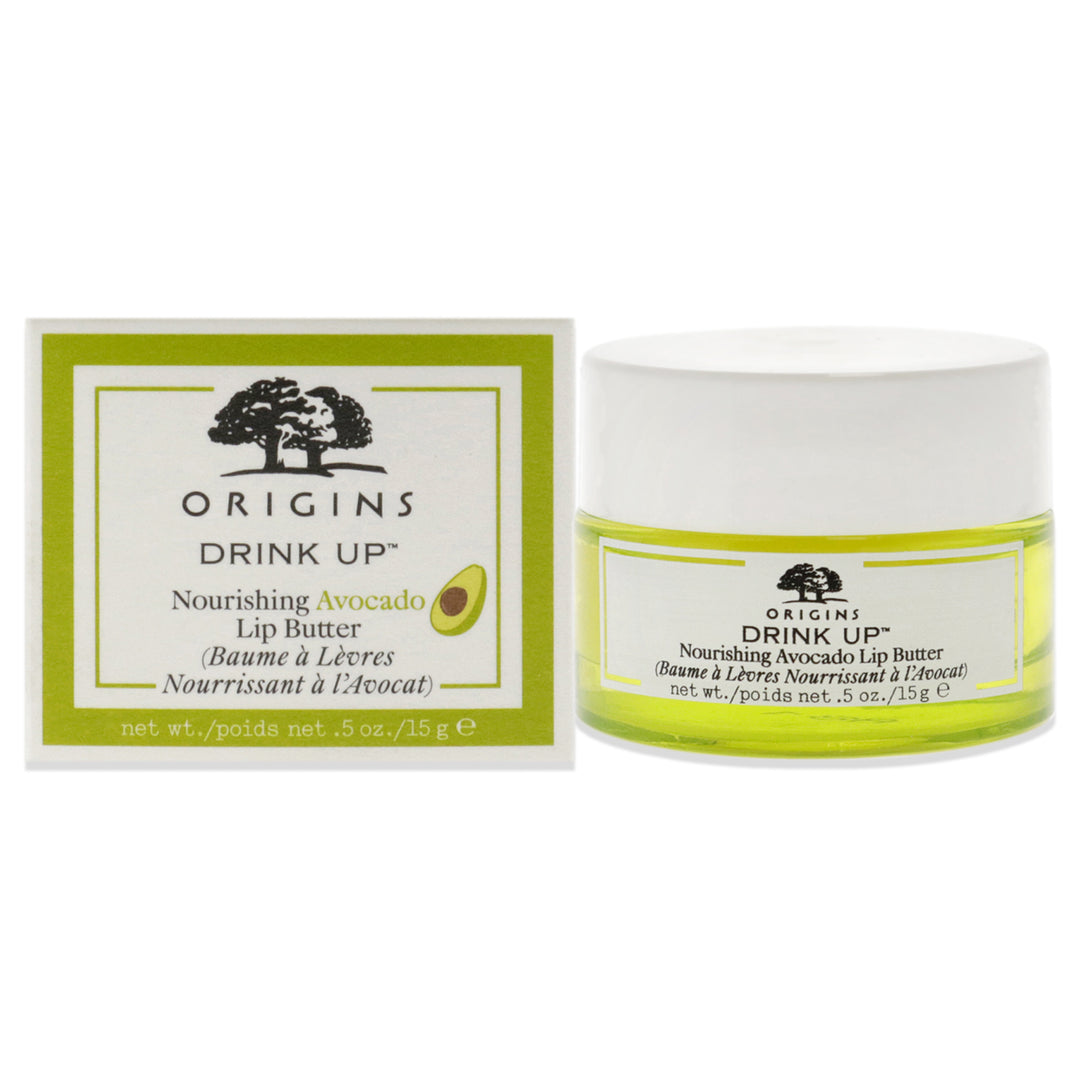 Drink Up Nourishing Avocado Lip Butter by Origins for Unisex - 0.5 oz Lip Balm - Nexusni