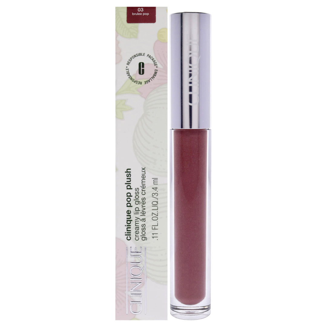 Pop Plush Creamy Lip Gloss - 03 Brulee Pop by Clinique for Women - 0.11 oz Lip Gloss - Nexusni