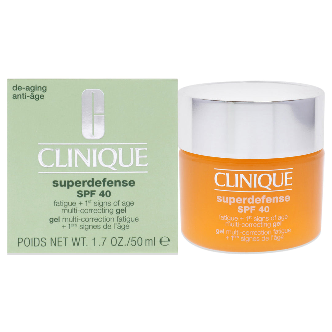 Superdefense Multi-Correcting Gel SPF 40 by Clinique for Unisex - 1.7 oz Gel - Nexusni