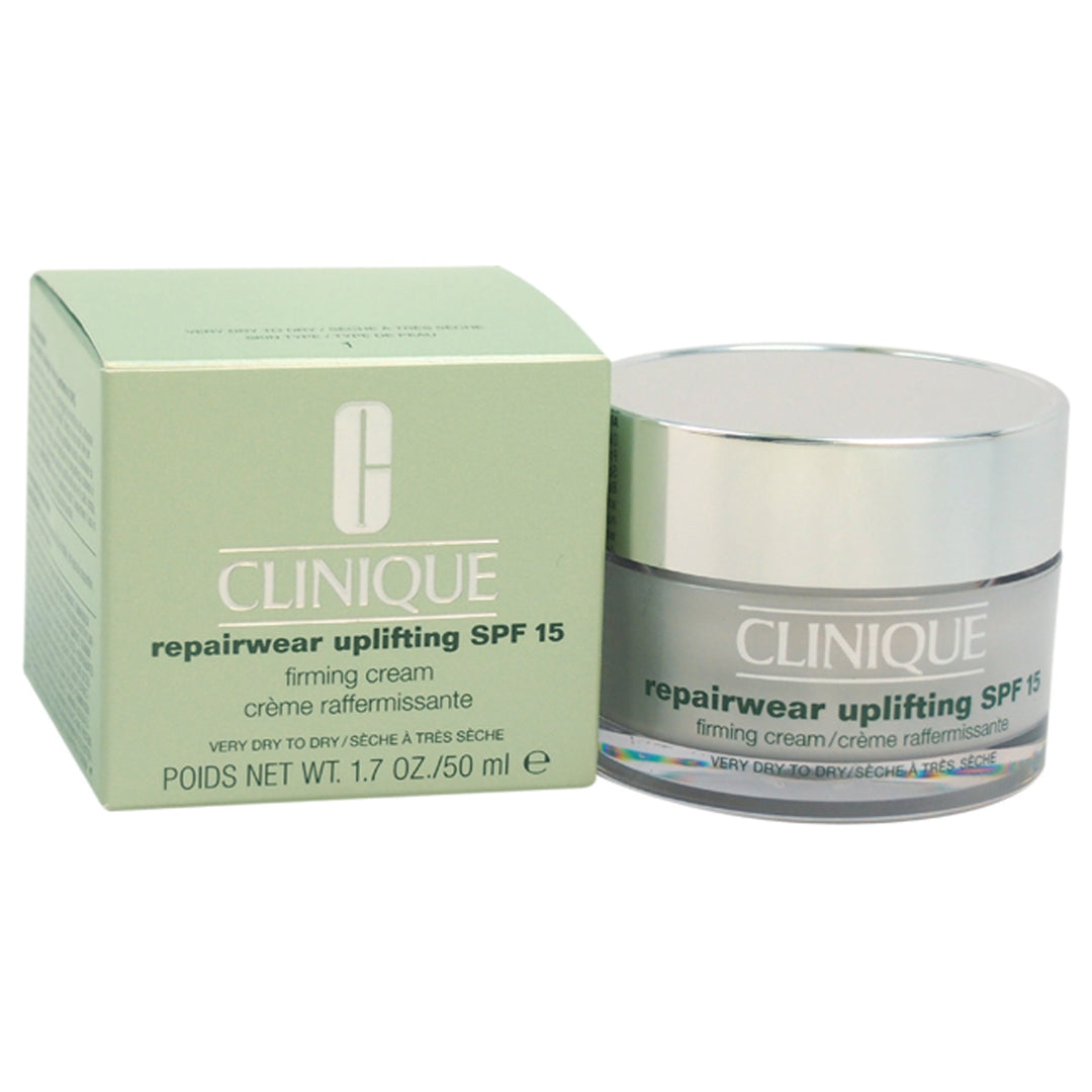 Repairwear Uplifting SPF 15 Firming Cream - Very Dry To Dry Skin by Clinique for Unisex - 1.7 oz Cream - Nexusni