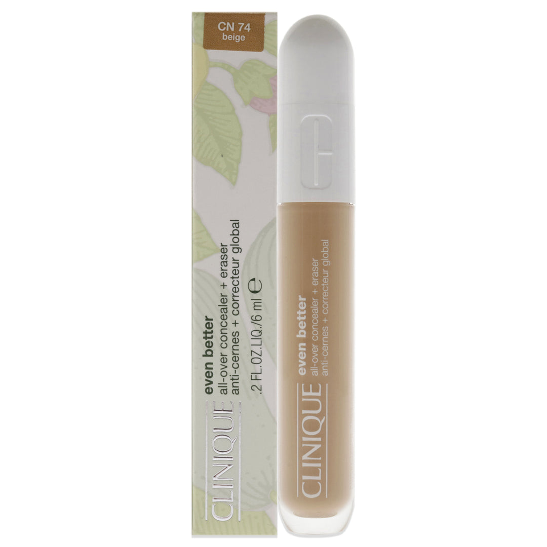 Even Better All-Over Concealer Plus Eraser - CN 74 Beige by Clinique for Women - 0.2 oz Concealer - Nexusni