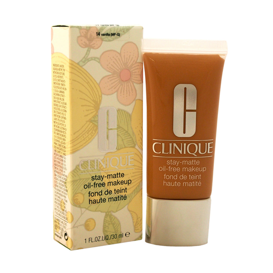 Stay-Matte Oil-Free Makeup - 14 Vanilla (MF-G) - Dry Combination To Oily by Clinique for Women - 1 oz Makeup - Nexusni