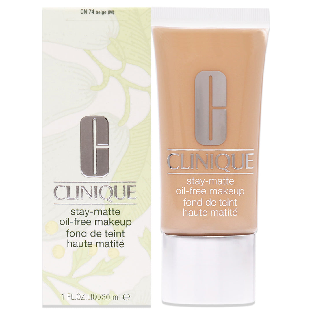 Stay-Matte Oil-Free Makeup - CN 74 Beige - Dry Combination To Oily by Clinique for Women - 1 oz Makeup - Nexusni