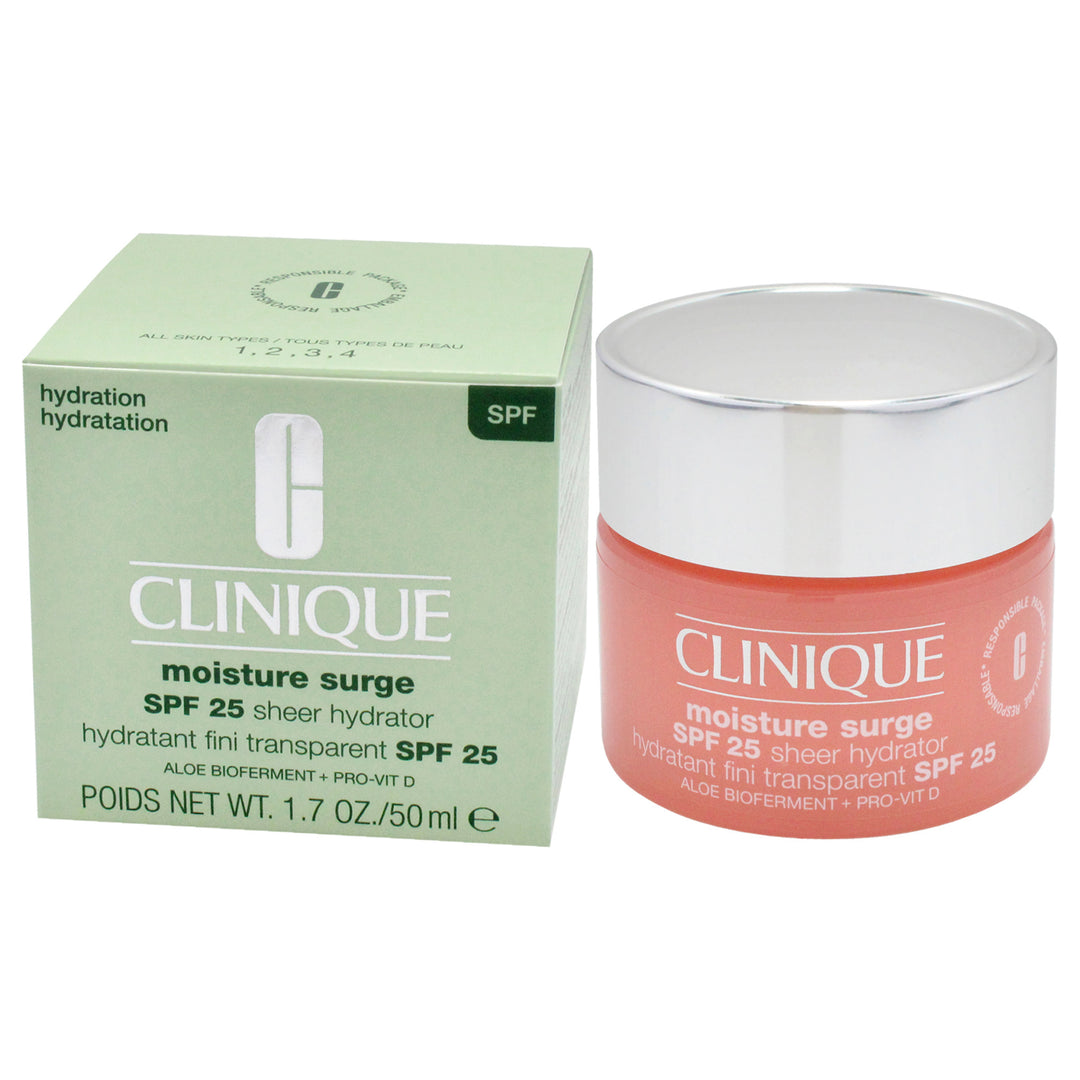 Moisture Surge Sheer Hydrator SPF 25 by Clinique for Women - 1.7 oz Moisturizer - Nexusni