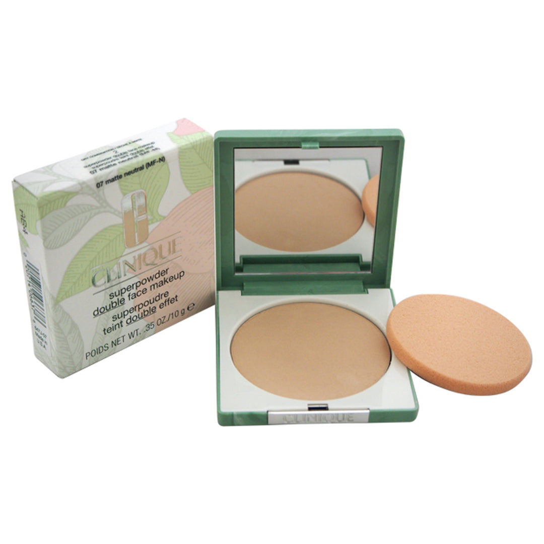 Superpowder Double Face Makeup - 07 Matte Neutral (MF-N)-Dry Combination To Oily by Clinique for Women - 0.35 oz Makeup - Nexusni