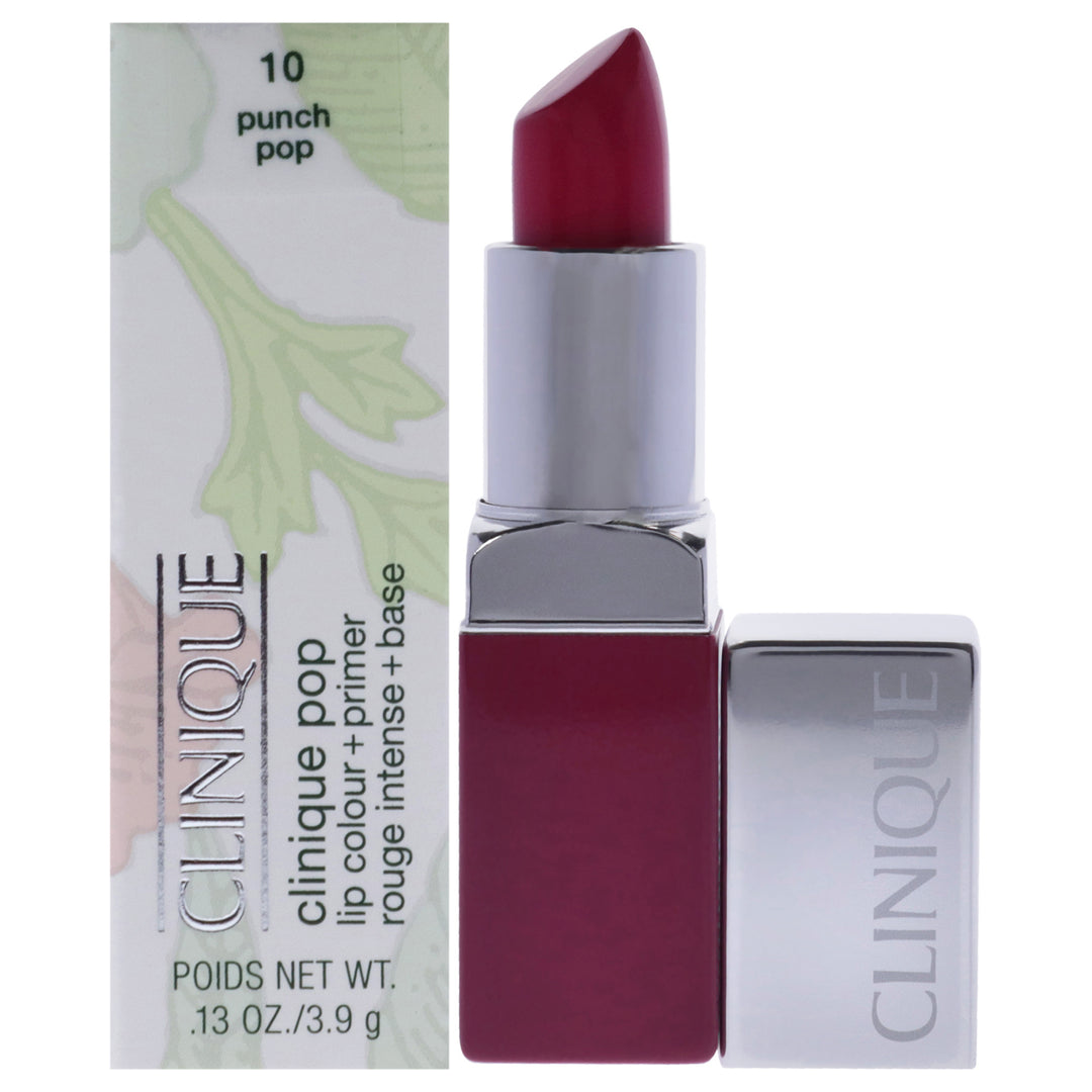 Clinique Pop Lip Colour Plus Primer - 10 Punch Pop by Clinique for Women - 0.13 oz Lipstick - Nexusni