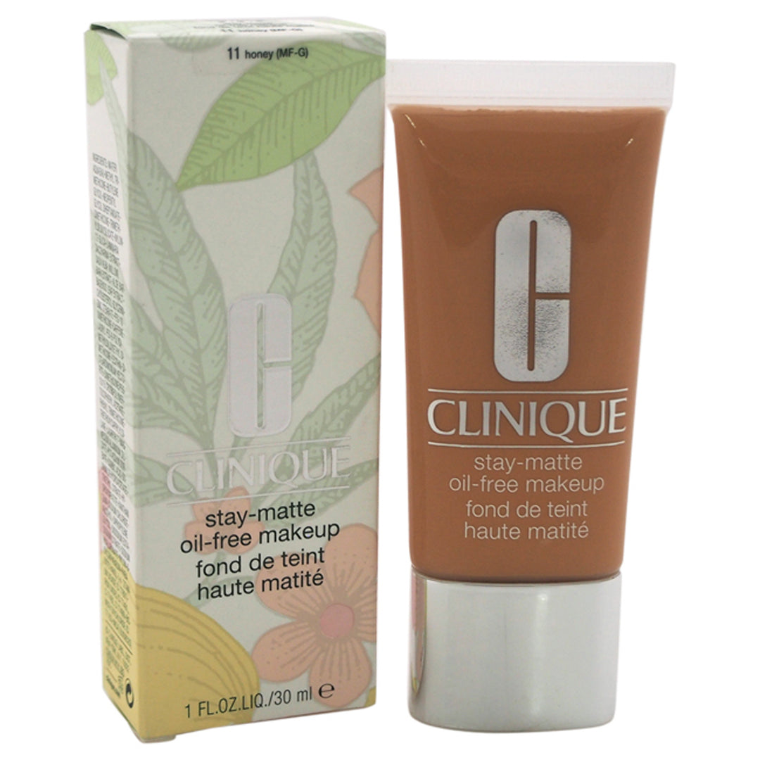 Stay-Matte Oil-Free Makeup - 11 Honey (MF-G) - Dry Combination To Oily by Clinique for Women - 1 oz Makeup - Nexusni