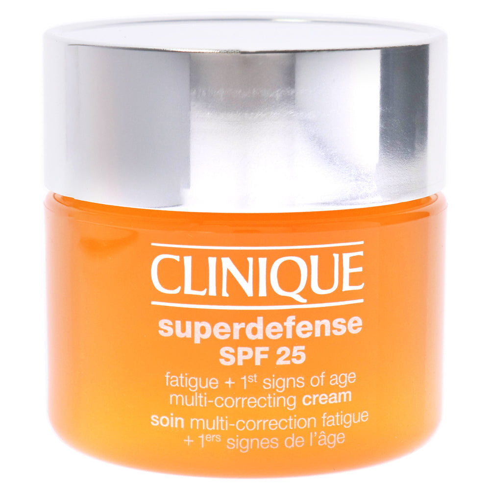 Superdefense Multi-Correcting Cream SPF 25 - Type I-II by Clinique for Unisex - 1.7 oz Cream - Nexusni