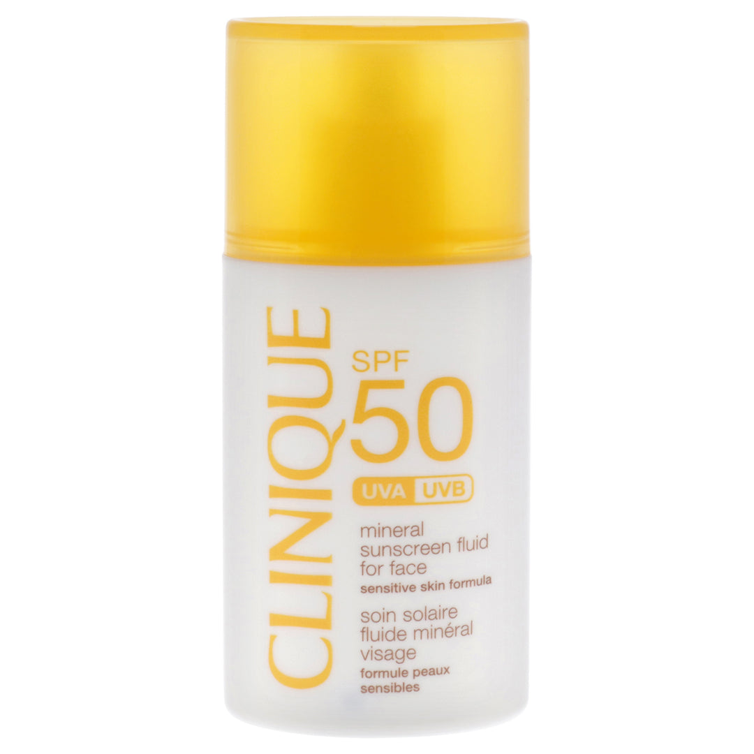 Mineral Sunscreen Fluid for Face SPF50 by Clinique for Women - 1 oz Sunscreen - Nexusni