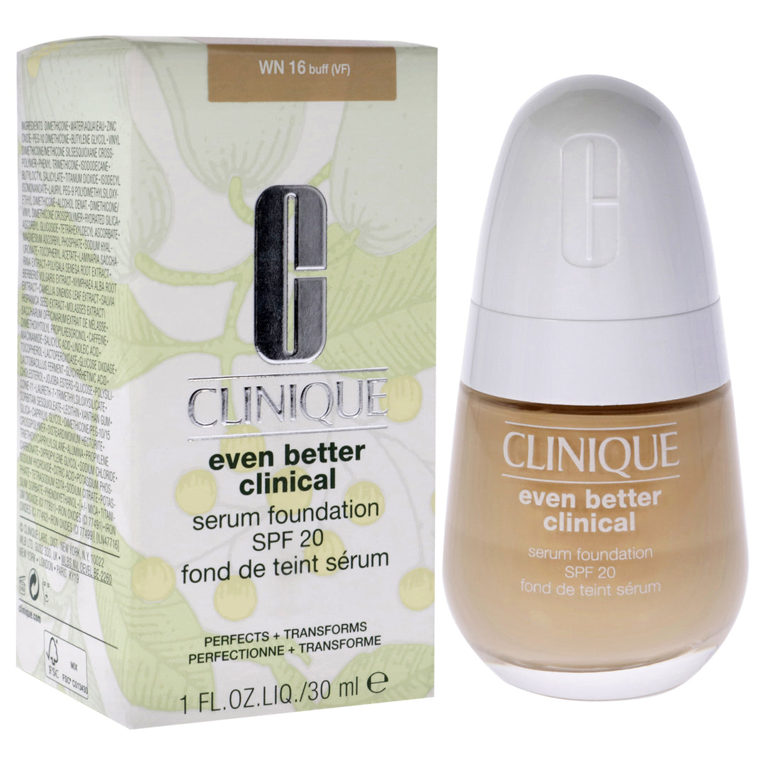 Even Better Clinical Serum Foundation SPF 20 - WN 16 Buff by Clinique for Women - 1 oz Foundation - Nexusni