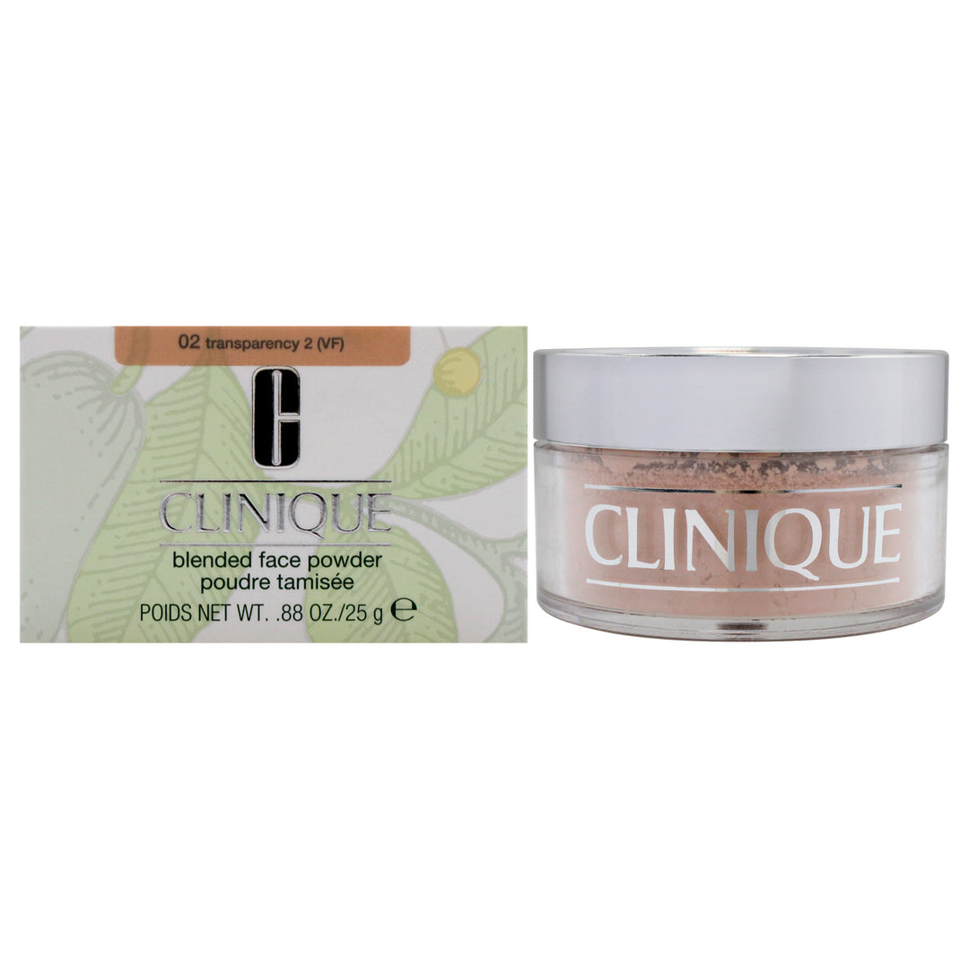 Blended Face Powder- 02 Transparency by Clinique for Women - 0.88 oz Powder - Nexusni