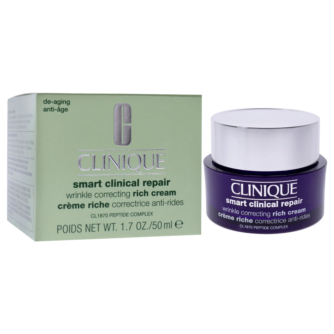 Smart Clinical Repair Wrinkle Correcting Rich Cream by Clinique for Women - 1.7 oz Cream - Nexusni