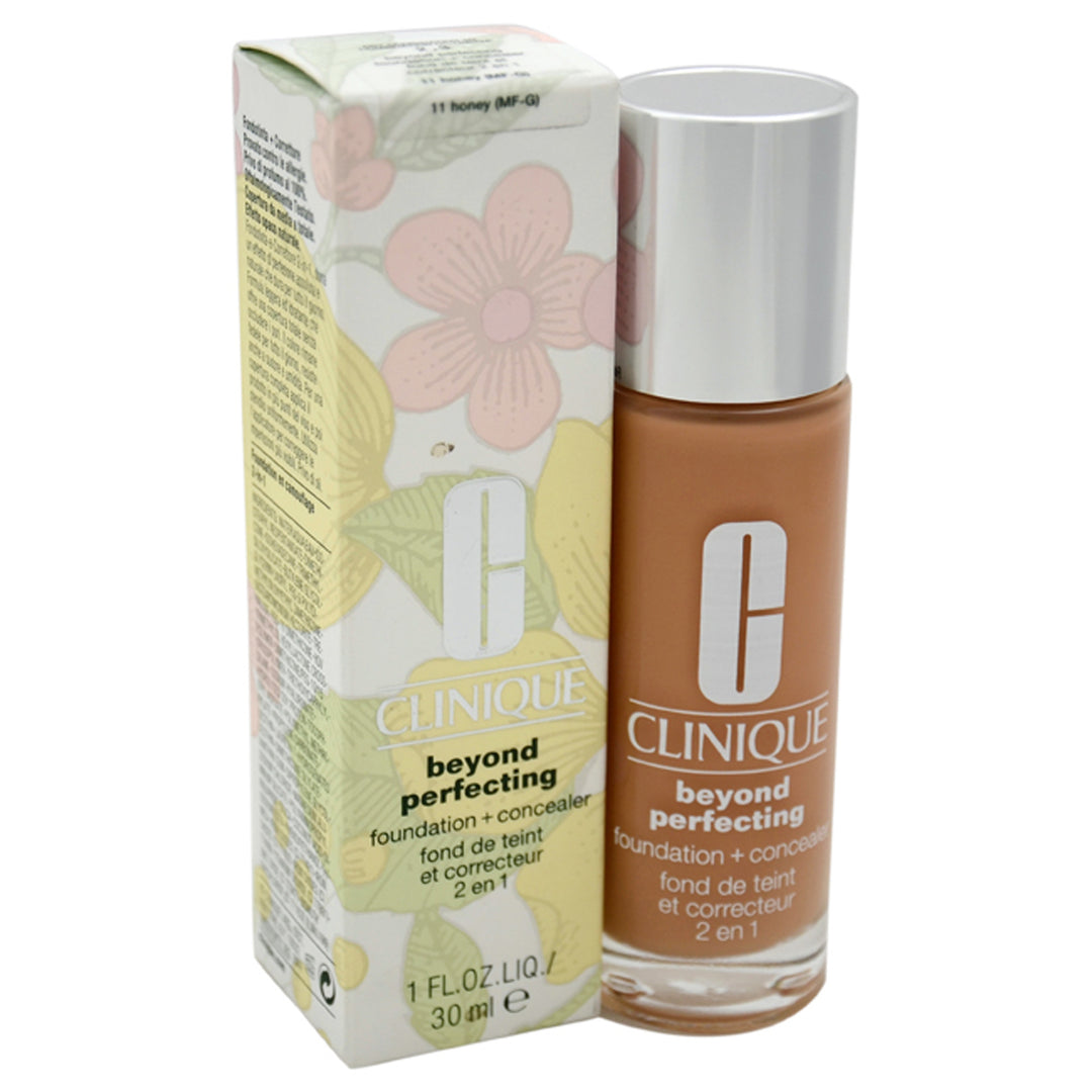 Beyond Perfecting Foundation Plus Concealer - 11 Honey MF-G by Clinique for Women - 1 oz Makeup - Nexusni