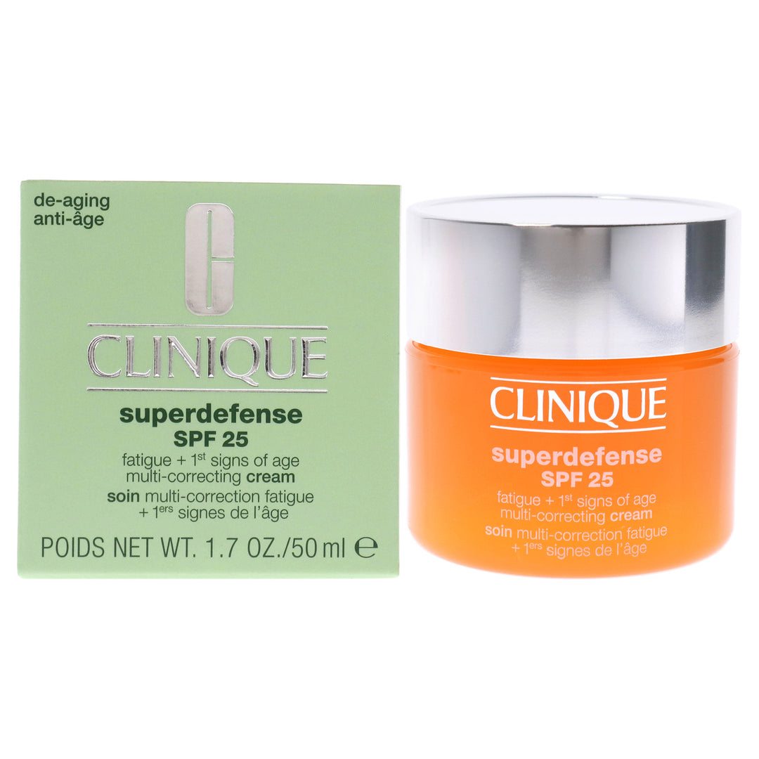 Superdefense Multi-Correcting Cream SPF 25 by Clinique for Unisex - 1.7 oz Cream - Nexusni