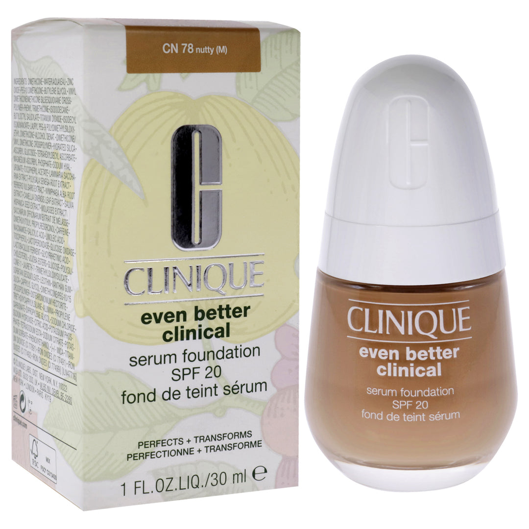 Even Better Clinical Serum Foundation SPF 20 - CN 78 Nutty by Clinique for Women - 1 oz Foundation - Nexusni