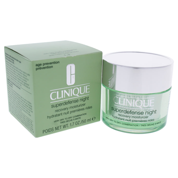 Superdefense Night Recovery Moisturizer by Clinique for Unisex - 1.7 oz Moisturizer - Nexusni