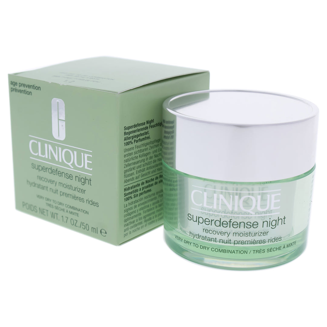 Superdefense Night Recovery Moisturizer by Clinique for Unisex - 1.7 oz Moisturizer - Nexusni